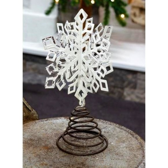 Rustic Wire Star Christmas Tree Topper - Picture 1 of 1